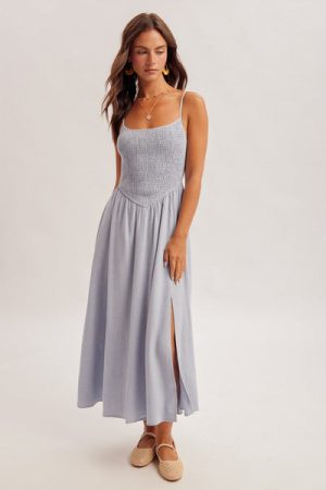 Coastal Daydream Smocked Midi