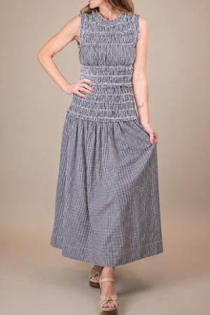 Gingham Maxi Dress