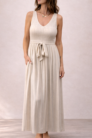 Marie Smocked Midi Dress