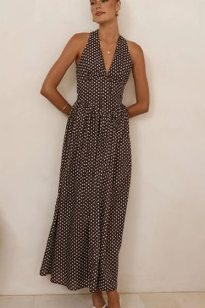Polka Breeze Maxi Dress
